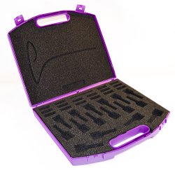 (image for) Hard Shell Trombone Mouthpiece Case: 2 piece mouthpieces